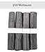 Produktbild 200x Mülltüten 30l, 4 Rollen je 50x Müllbeutel für Tretteimer, kleine Mülltonnen, Haushaltsabfälle, schwarze Mülltüten vollständig aus Recyling-Material