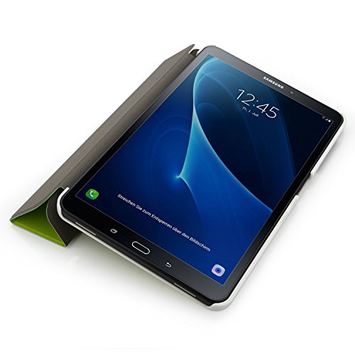 iHarbort® Premium Hülle für Samsung Galaxy Tab A 10.1 (SM-T580/T585) – Samsung Galaxy Tab A 10.1 hülle Etui Schutzhülle Case Cover Holder Stand mit Smart Auto Wake / Sleep-Funktion (Grün) - 4