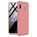 Produktbild JINCHANGWU kompatibel mit Hülle für Samsung Galaxy A20/30 3 in 1 Full Cover+Nicht enthalten Panzerglas Case Handy-Tasche Schale Handy-Hülle Roségold