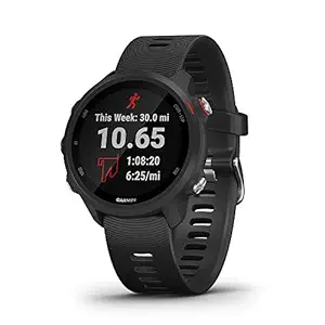 Garmin Forerunner 245 Music, GPS Running Smartwatch with Music and Advanced Dynamics, Black (No-Cost EMI Available)