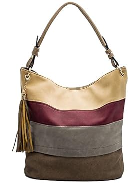 Handtaschen Damen Hobo Henkeltaschen Frauen Handtasche Quaste Fransen Schultertaschen Designer Tasche Umhängetasche
