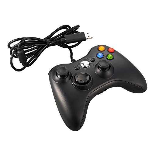 Gamepad Controller,Controlador Joypad GamePad con cable USB para Microsoft Xbox Slim 360 Xbox 360 / PC (Windows XP / 7/8/10), Android (TV / teléfono / tableta) AC429