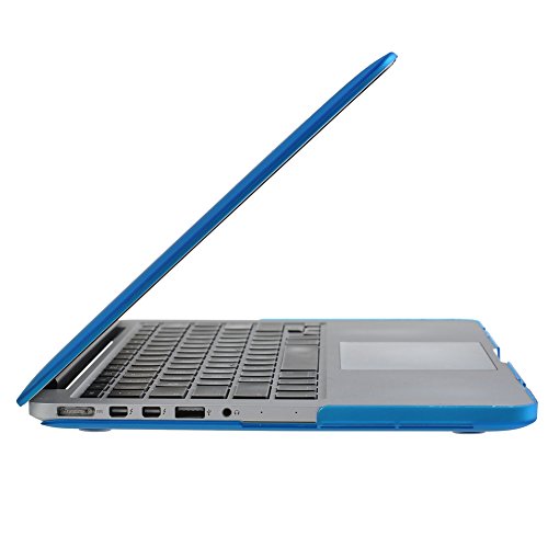 Topideal 3 in 1 – [EU/GB-Tastatur Version] Matte Hart-Schutzhülle für MacBook 13 Pro 33,8 cm (13 Zoll) mit Retina-Display-Modell A1425 / A1502 (ohne CD-ROM-Laufwerk) + Tastaturhülle + Displayschutzfolie - 3