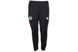 Macron Hannover 96 Sporthose schwarz H96 Training Staff Pants Hose Trainingshose