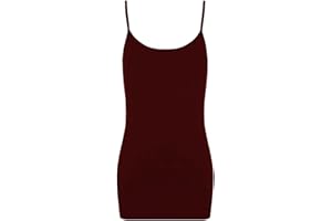 janisramone® Womens Cami Bodycon Mini Dress, Stretchy Scoop Neck Tank Tops, Strappy Short Vest Dresses, Summer Party Dresses for Women UK, Plain Spaghetti Strap Dress