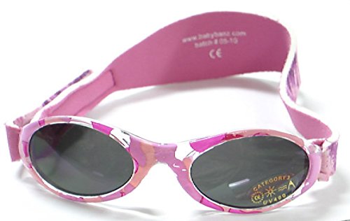 Baby Banz Camo Pink Adventure 0-2 years Wrap Sunglasses Size Baby