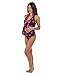 The Essential One - Floral Maternity Tankini - Navy Coral - 10 - EOM128