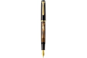 Pelikan M200 Penna stilografica Classic 200, pennino B, marrón