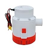 Völlig tauchbare elektrische Bilgenpumpe, Stiller und vibrationsloser Betrieb, feuchtigkeitsdichte Dichtungen, Zündschutz, Anti-Airlock-Schutz, kein Ausbrennen bei trockener Ausführung