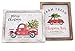 Produktbild Kiera Grace KG kieragrace Pinyon Holiday Art Prints-Set of 2, Car and Truck, 8 by 10-Inches Wandschmuck, Holz, Braun/Weiß