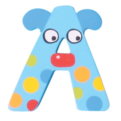 Tatiri Crazy Animals Letter A (Blue Dog)