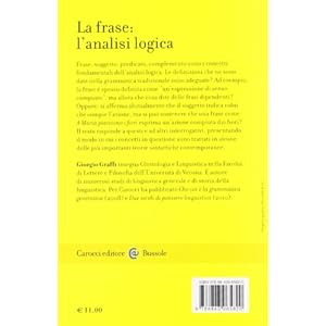 La frase: l'analisi logica