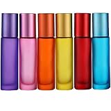 Sicherheit - Milchglas zum Aufrollen auf der Flasche, die ätherisches Öl vor schädlichen UV-Strahlen schützt, um es vor schneller Verflüchtigung zu schützen. Unsere Rollflaschen geben Ihnen ein komfortableres Gefühl und ein hochwertiges Aussehen, ideal für Zuhause und Reisen.