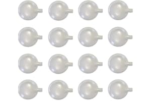 Upstore Quietscher für Haustieraccessoires, Puppen, Kunststoff, Ersatzteil, transparent, 25 Stück