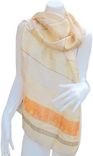 Thaimart Elephant Beautiful Scarf Shawl Pashmina Wrap Throw - Over 2000 Beautiful Colours Nice & Soft As Ming FUR to Choose From (Approx. 27" X Approx. 81") By Thaimart Handicraft
