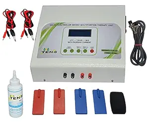 TENS 3 in 1 IFT+MS+T.E.N.S Combo Physiotherapy Machine For Pain Relief With 2 Years Warranty