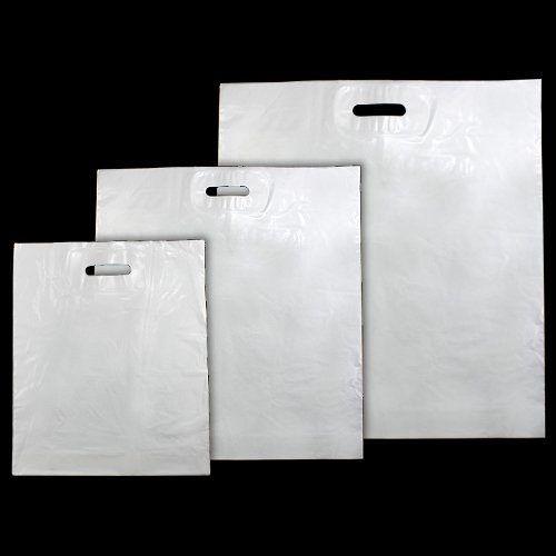 25 Grifflochtaschen, weiss ,550 x 600 + 50 mm - 2