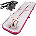 Produktbild Dailyinshop Airtrack Matte Aufblasbar Gymnastik Tumbling Matte Air Track Weichbodenmatte mit Air Tumbling Track Matte für Gymnastik Fitness Auch für Zuhause, Picknick, Cheerleading,Pink,EU Plug