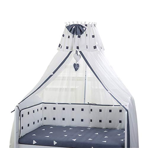 Xin Yu Yue Firm Filet pour Tente de lit de bébé élégant Unisexe, Solide, lit de bébé Haut de Gamme, Couvert de Filet à baldaquin Voir à Travers Le Filet en moustiquaire de la pépinière, Debout