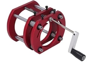 WAKECTS Mesa de fresado para fresadora, base elevadora de acero inoxidable con 4 mordazas para carpintería de bricolaje, de elevación preciso, compatible con motores de 64 a 66 mm