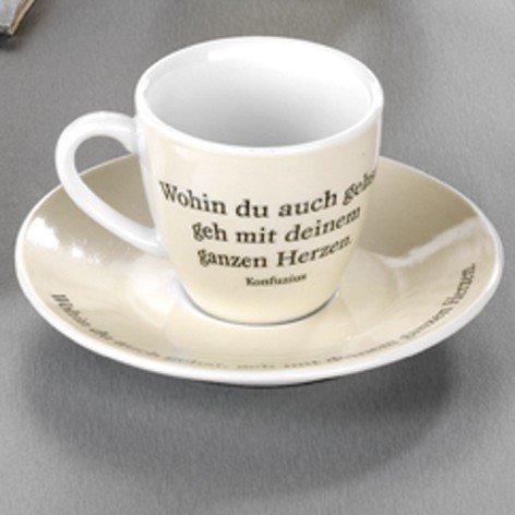 Preisvergleich Produktbild ESPRESSOTASSE 2TL HERZ PORZ 930801