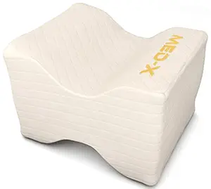 Knee Pillow Pain Relief For Sciatic Nerve , Leg , Back , Pregnancy - Memory Foam Wedge With Breathable Cover