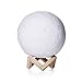 Produktbild Blanketswarm Mond Lampe 5.2 inch Mond Nachtlicht, LED Vollmondlicht für Kinder, Mond Globe Light für Schlafzimmer, Mond Dekor Berühren Lampe Glühend Tabelle Schreibtisch Nacht Licht 3 Farben