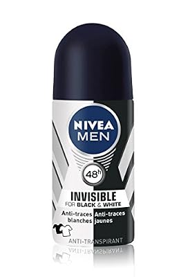 Nivea Men Déodorant Bille Invisible For Black et White Power 50 ml - lot de 2