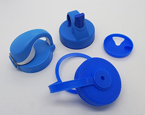 Preisvergleich Produktbild Nalgene-Deckelset „blau“ für Weithalsflaschen mit 53mm Öffnung