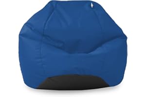 rucomfy Beanbags Kids Classic Cotton Bean Bag. Home or Bed Room Chair. Durable & Comfortable. Machine Washable - 65 x 85cm (Royal Blue)