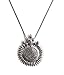 Sansar India Antique Oxidized German Silver Long Chain Ganesha Sundial Pendant Necklace Jewellery for Girls and Women RS.349.00