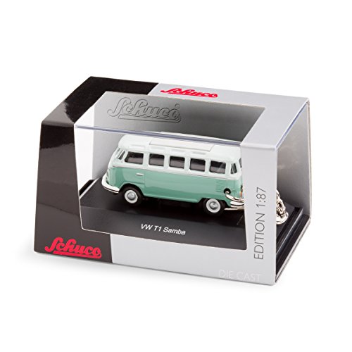 Schlüsselanhänger VW Bus T1 Samba türkis (Kultauto und Sammlerstück) – das Geschenk für alle Oldtimer- und Autofans - 3