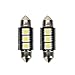 OSAN 2x KFZ CANBUS Auto Kennzeichenbeleuchtung Innenraum Beleuchtung 12V 5W 5050 SMD*3 - 39mm