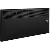 Ivigo Electric Panel Convector Heater Digital 2500 Watt Matte Black EPK4590E25S