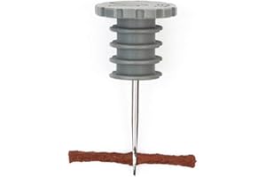 Effetto Mariposa Kit de Reparación Tubeless 1,5 Mm (Herramienta Tenedor Incluido) Accesorios Bici, Unisex Adulto, Negro, Talla Única