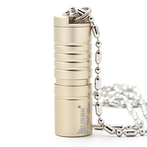 WUBEN Mini Taschen Taschenlampe leistungsstarke Lampe Zoomable 130 Lumen echt getestet wasserdicht wiederaufladbar mit USB neue CREE LED Schlüsselbund Flashlight enthalten Batterie Aluminiumlegierung - 7