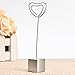 Produktbild Bluelover Silber Rot Herz Tischkartenhalter Herz Form Clip Karte Stand Foto Memo Papier Nachricht Clip - Silber