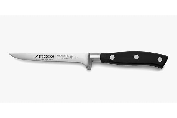 Arcos 231500 Couteau désosseur Acier Inoxydable Noir