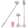 XIHAMA Selfie Stick,3 in 1 Stable 360° Rotation Phone Tripod Stand with Detachable Wireless Remote,Portable Selfie Stick Tripod Compatible with iPhone,Samsung,Android