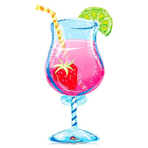 Folienballon Luftballon Heliumballon SuperShape Cocktail - 51 x 89 cm