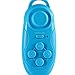 Produktbild Cuitan Mini Multifunktions Wireless Bluetooth Spiel Fernbedienung Game Fernsteuerpult GamePad Selfie Kamera Shutter Wireless Maus Konsole Ebook Flip Musik Player Controller Built-Lithium-Akku, für Smart Handy, Tablet, TV, Computer mit Android, iOS und PC System - Blau