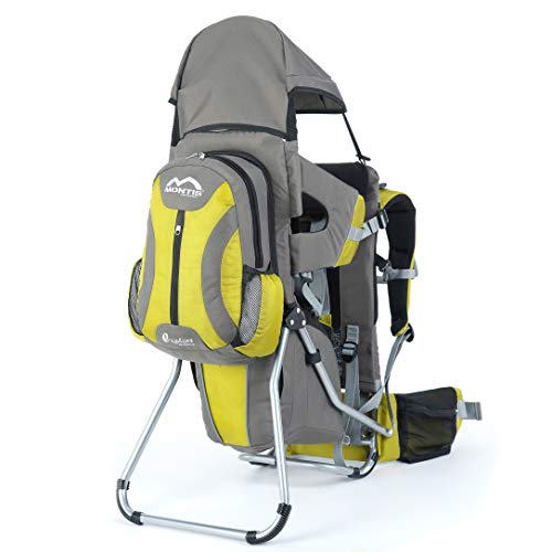 Montis Explore Evolution - Mochila portabebés, hasta 25 kg, 2000 g, color gris y verde