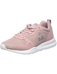 Le Coq Sportif Lcs R600 W Feminine Mesh/S Nubuck, Entrenadores Bajos para Mujer