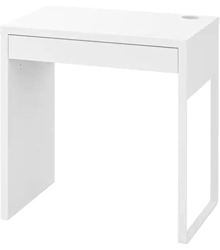 Ikea HAUGA Desk Made Of Particle Board and Powder Coated Steel