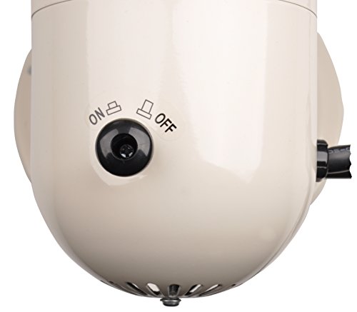 TKG 30 cm Retro-Metallstandventilator, oszillierend, 35 W, 3 Geschwindigkeitsstufen, 1 Stück, creme, TKG VT 1021 - 3