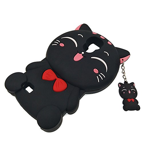 BENKER Samsung Galaxy S4 Funda  Anti-Ara  azos y Shockproof Im  genes de Dibujos Animados en 3D de Alta Calidad de Silicona Funda Protecci  n Cubrir Suave Flexible Funda - 2 Gatos