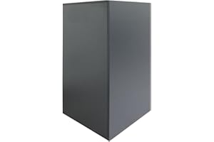 Amtra Supporto Nano Cubo 45 Grey - Mobile in Legno per Acquari, 45x45x90 cm Grigio, Base Universale con mensola, montaggio facile, Stile Classico ed Essenziale, adatto ad ogni arredo