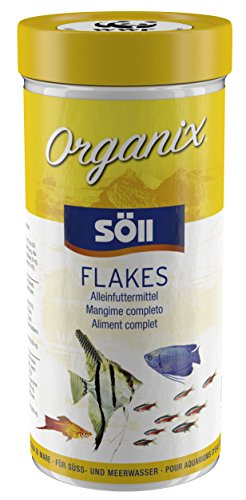 Söll 16137 Organix Flakes - Hauptfutter für Zierfische - Aquariumfutter - Zierfischfutter - Flockenfutter - 490 ml