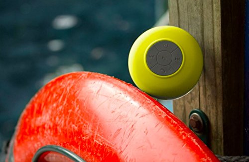 Splash Tunes Shower Speaker - Waterproof Bluetooth Shower Speaker  Portable  Hands-Free  Wireless  Water Resistant  Shower Speaker with Built-in Mic a