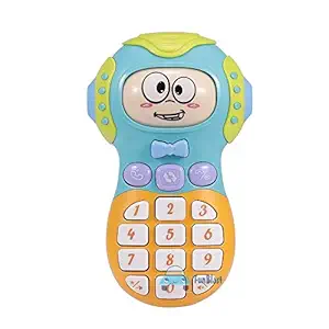 FunBlast Expression Toy Mobile Phone - Toy Phone with Light & Sound, 3 Mode Face Changing Baby Phone for Toddlers & Kids, Phone Toy for Kids - Random Color,Plastic,Multi color,Pack of 1